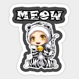 Tiggy MEOW Sticker